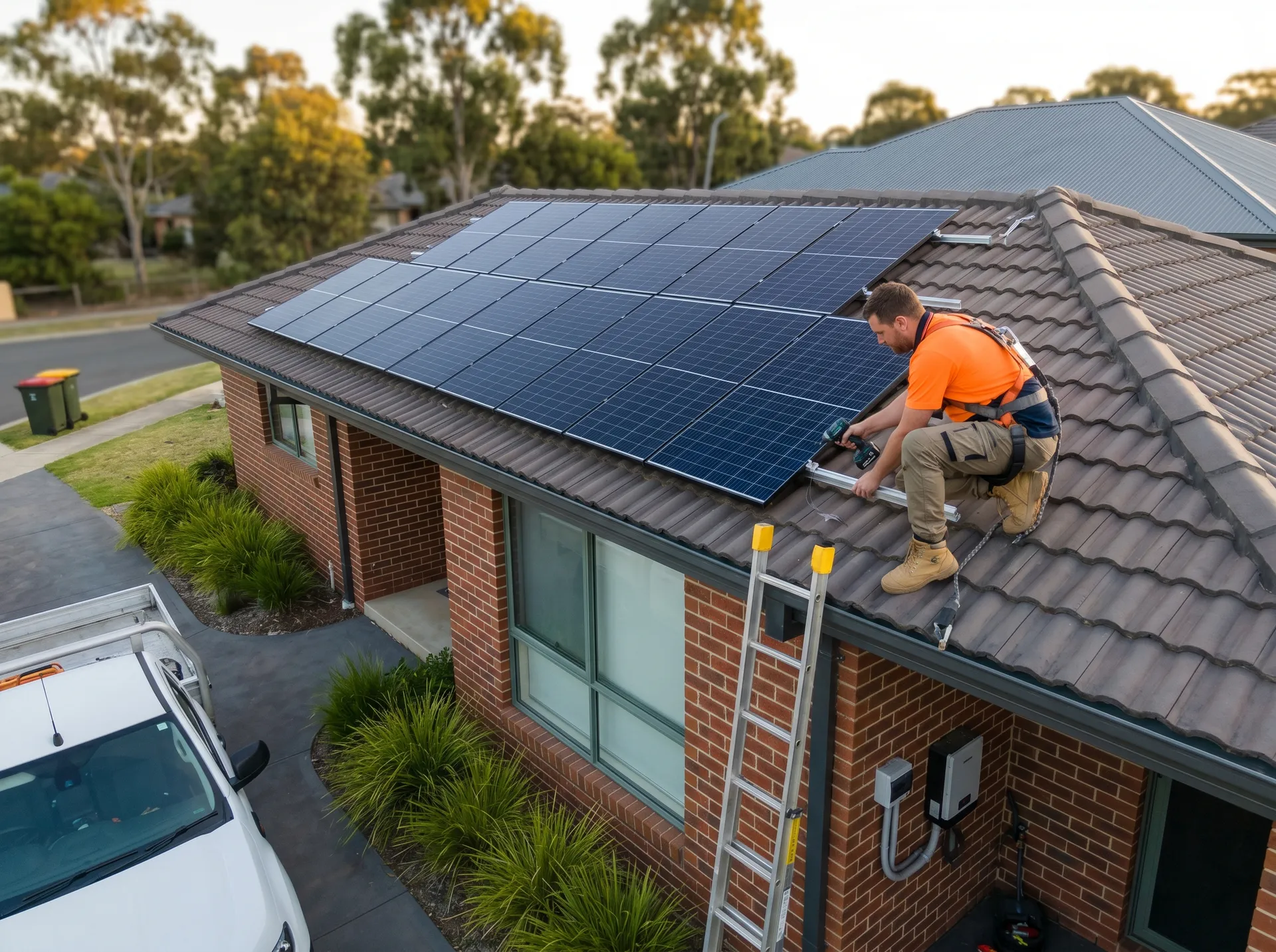 Hunter Valley home with solar panels